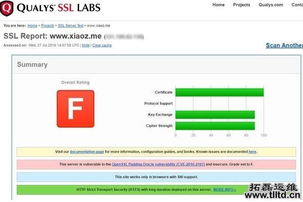 Nginx使用HTTP/2与HTTPS跑分测试