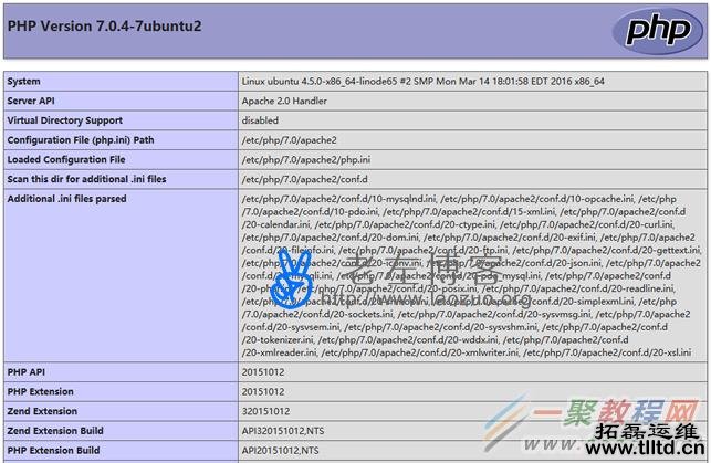 测试PHP7环境支持