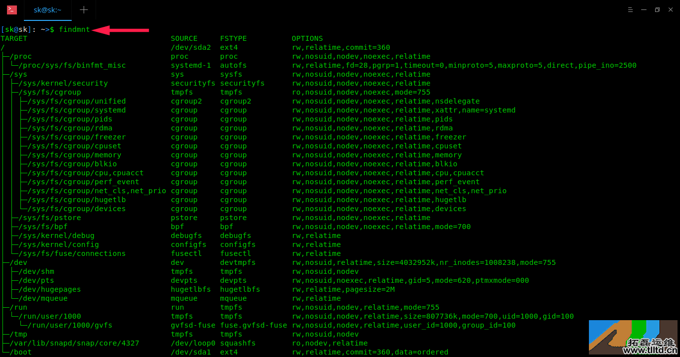 Linux中如何查看已挂载的文件系统类型详解