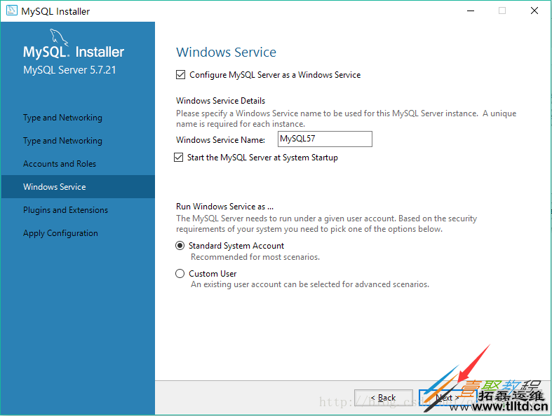 Windows10下mysql 5.7.21 Installer版安装图文教程