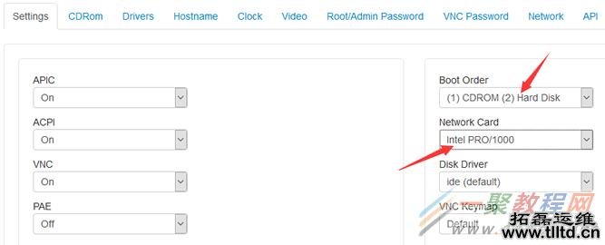 设置启动首选项、网卡